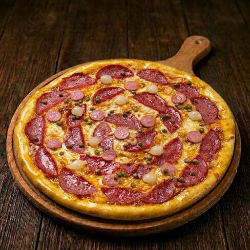 Salame pizza