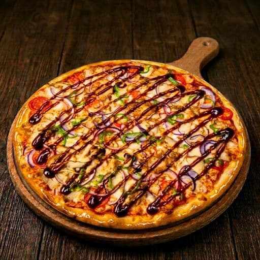 Chicken BBQ pizza