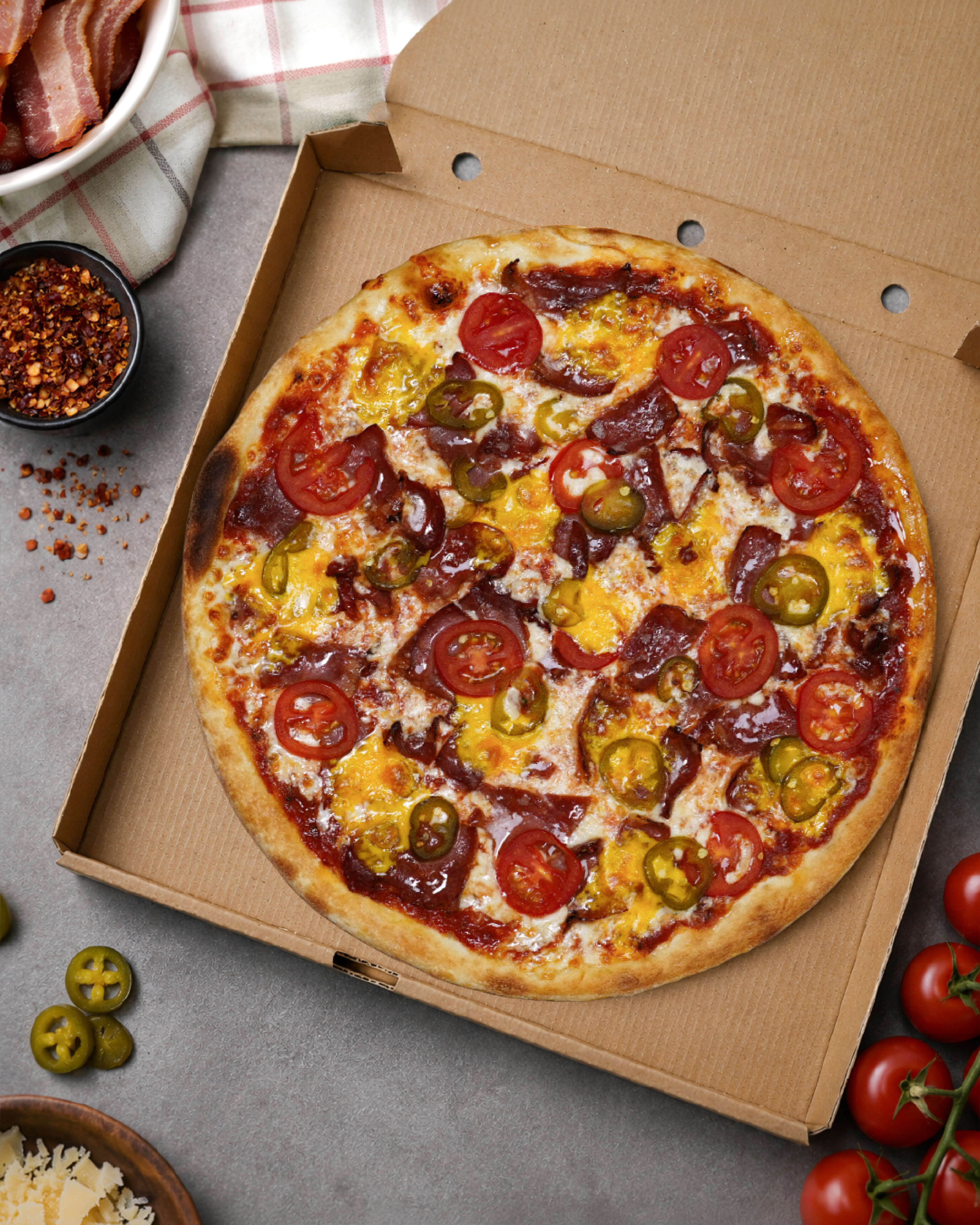 Copertura paketinde klasik pizza