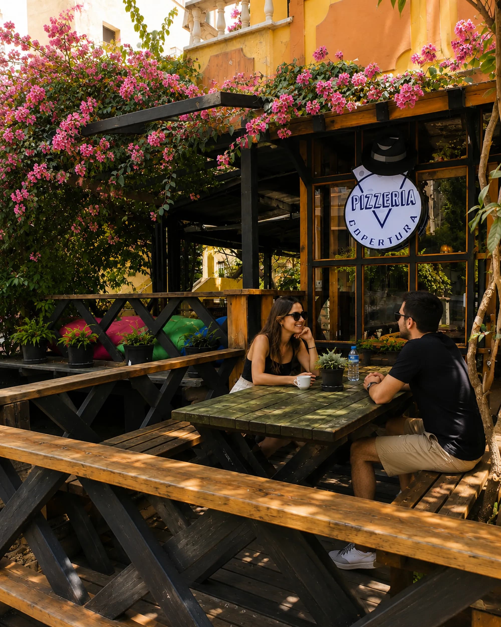 Pizzeria Copertura Suadiye bahçesi
