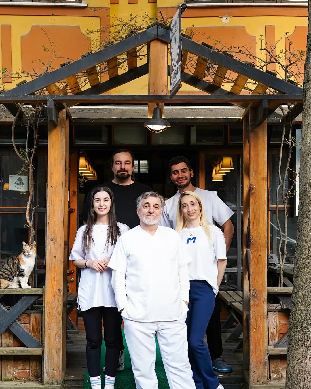 Pizzeria Copertura ekibi