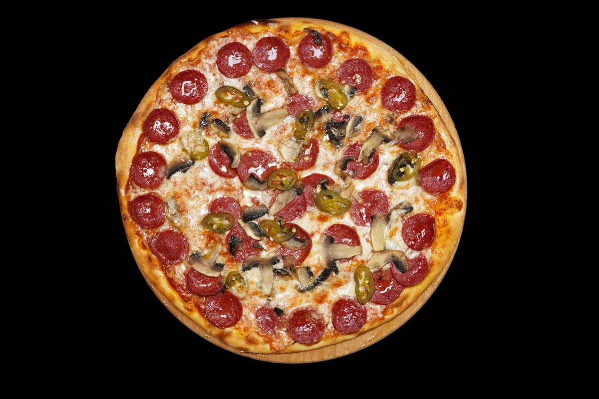 Pepperoni Jalapeño pizza