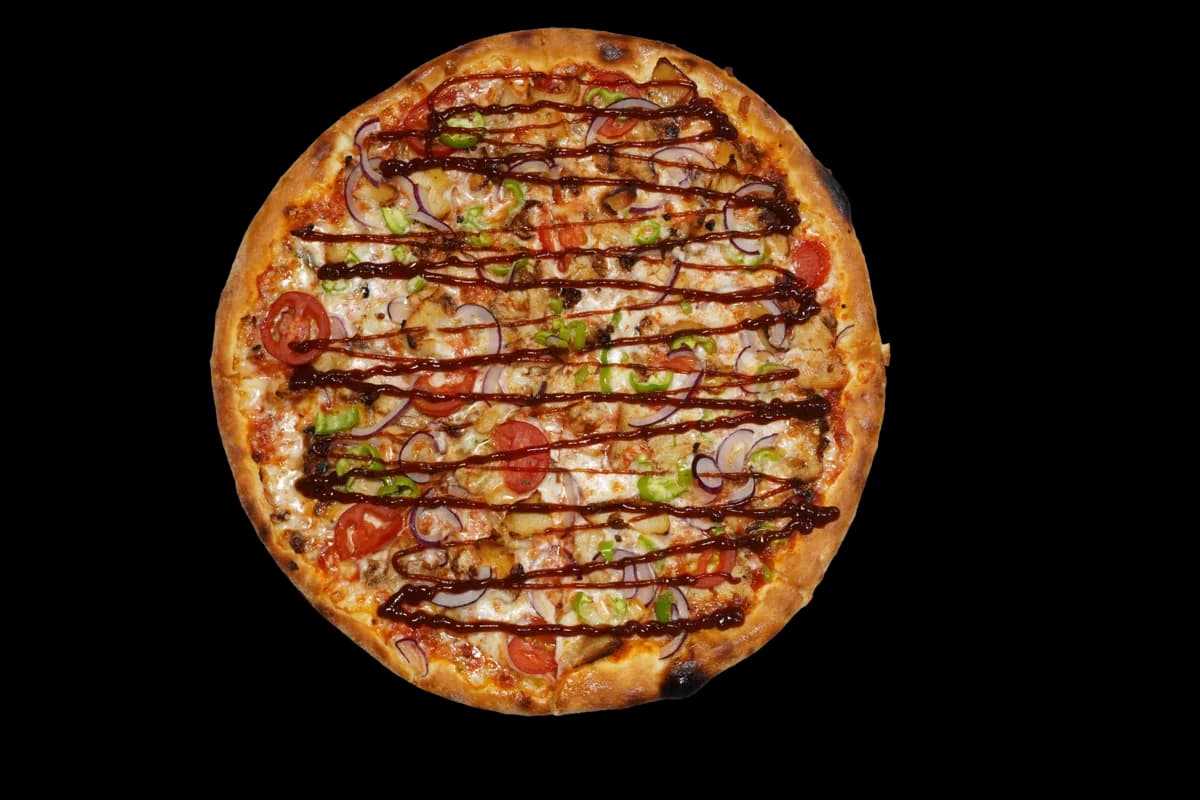 Chicken BBQ pizza